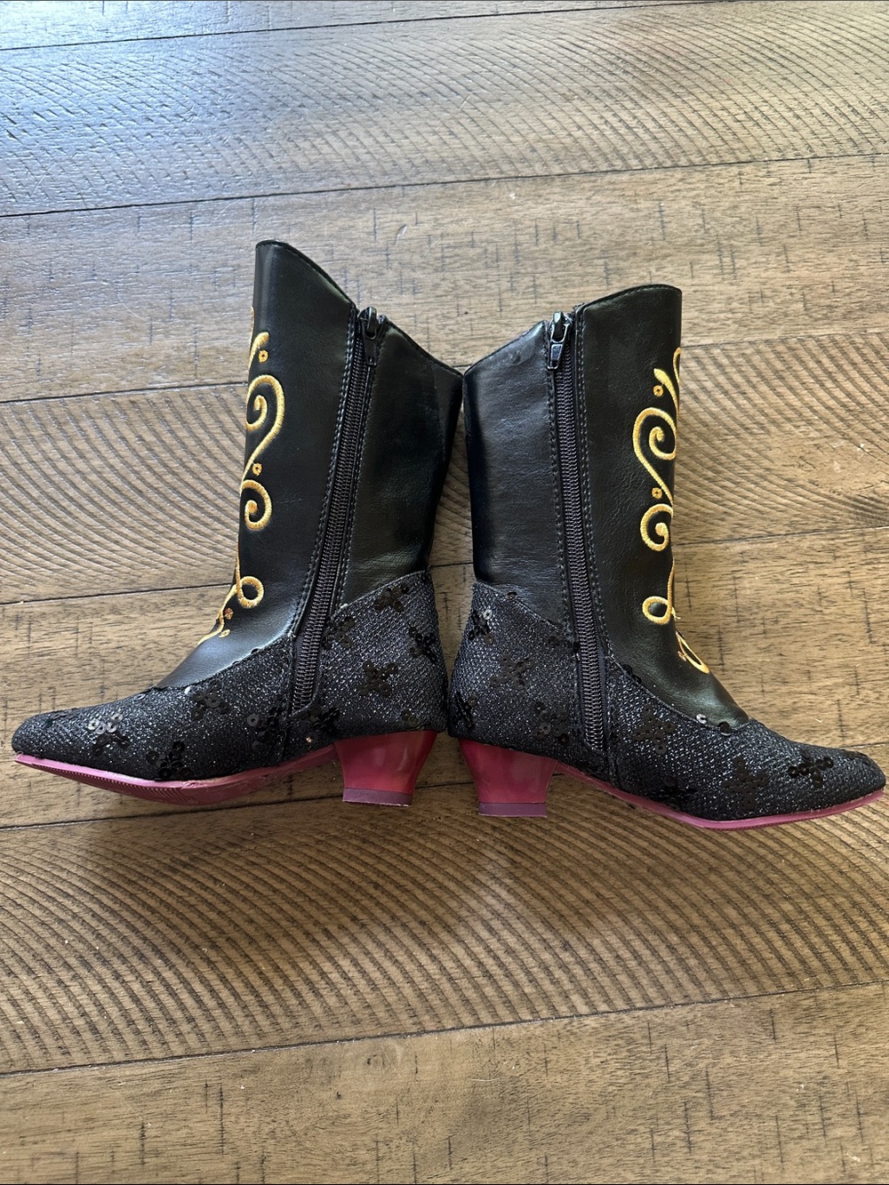 Disney Frozen Anna Boots size 9/10 - Picture 3 of 8